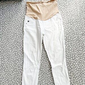 AG Skinny White  maternity jeans- Size 27R